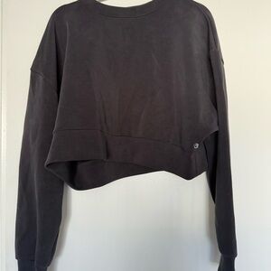 Buffbunny Black Cropped Sweatshirt